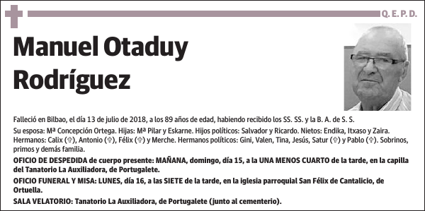 Manuel Otaduy Rodríguez