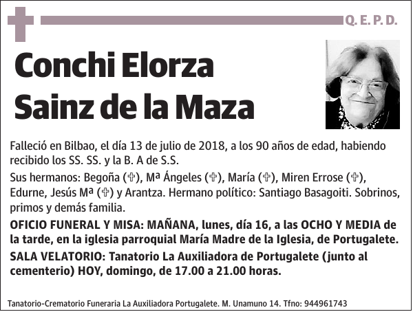 Conchi Elorza Sainz de la Maza