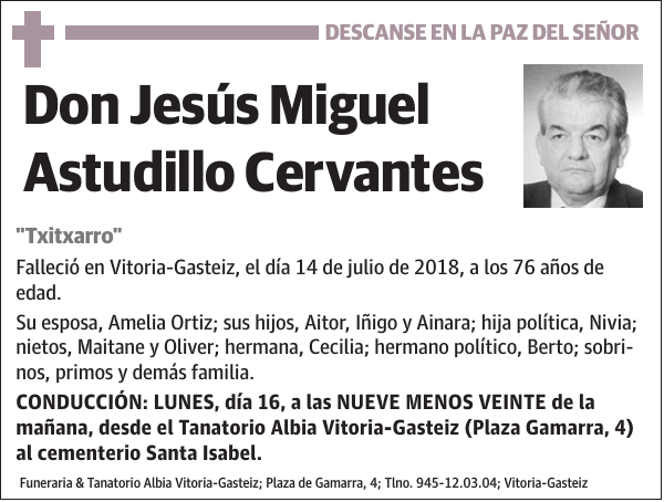 Jesús Miguel Astudillo Cervantes