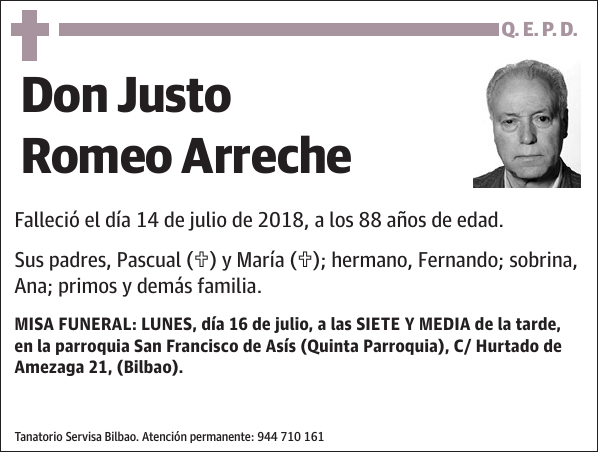 Justo Romeo Arreche