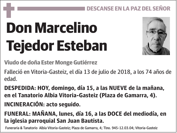 Marcelino Tejedor Esteban