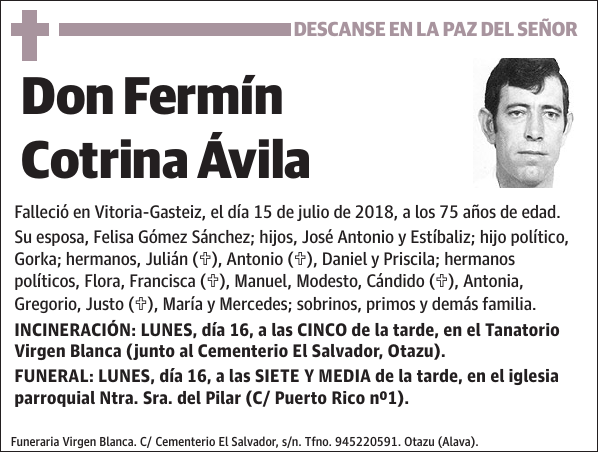 Fermín Cotrina Ávila