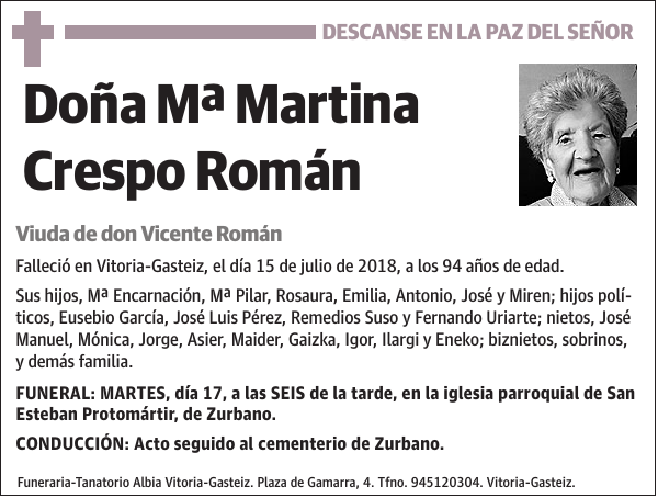 Mª Martina Crespo Román