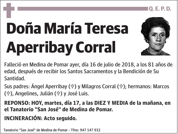 María Teresa Aperribay Corral