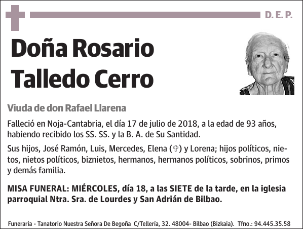 Rosario Talledo Cerro