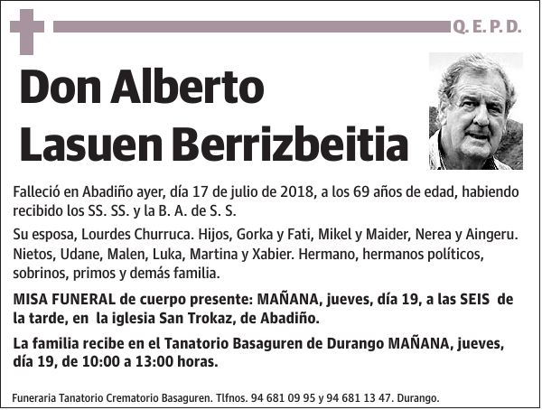 Alberto Lasuen Berrizbeitia