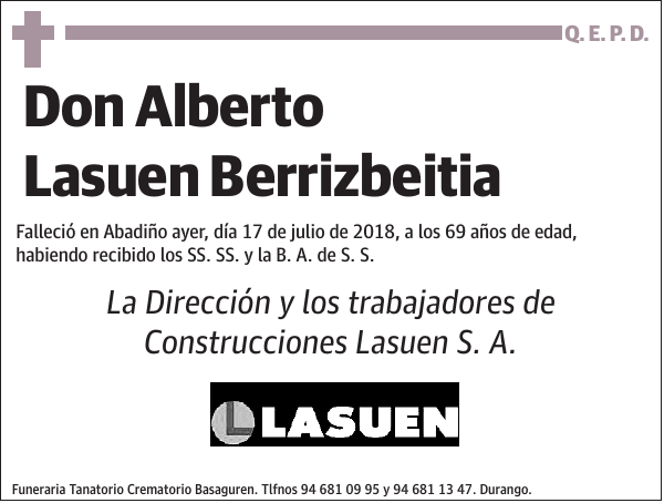 Alberto Lasuen Berrizbeitia