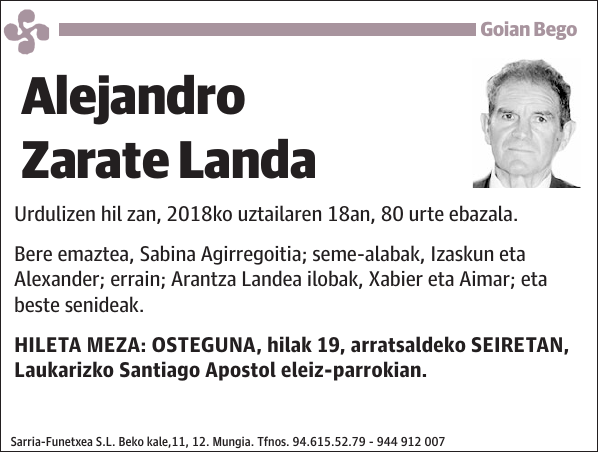 Alejandro Zarate Landa