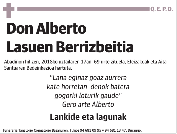 Alberto Lasuen Berrizbeitia