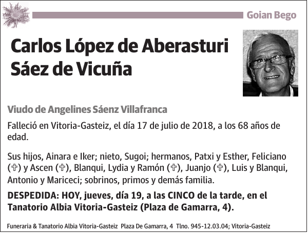 Carlos López de Aberasturi Sáez de Vicuña