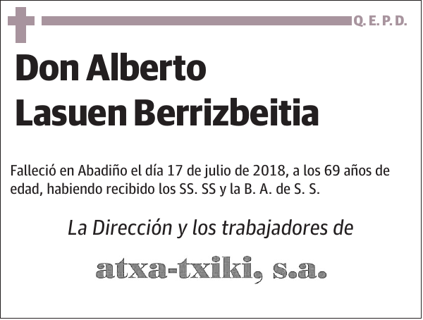 Alberto Lasuen Berrizbeitia