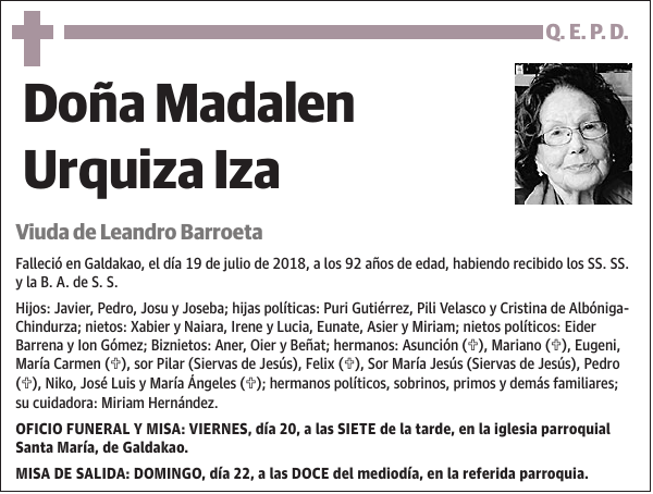 Madalen Urquiza Iza