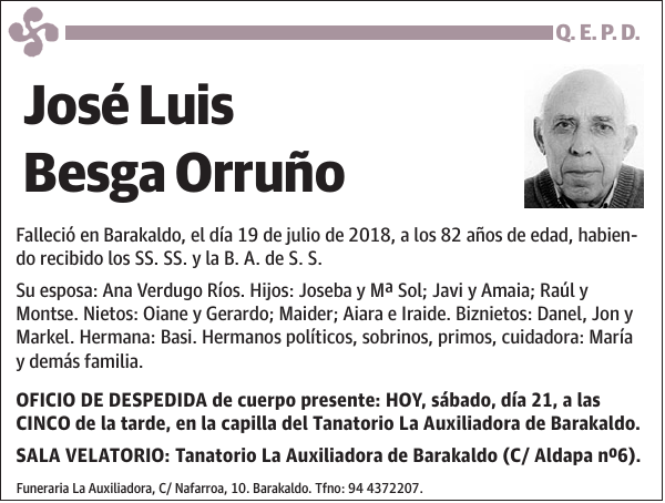 José Luis Besga Orruño