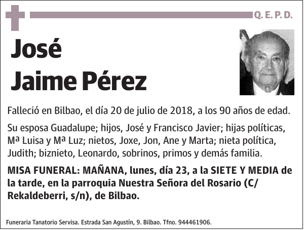 José Jaime Pérez