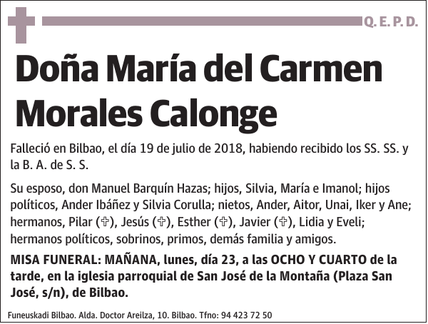 María del Carmen Morales Calonge