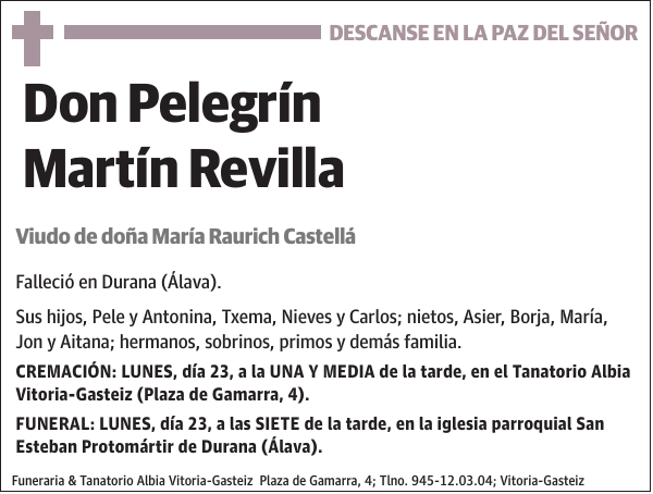 Pelegrín Martín Revilla