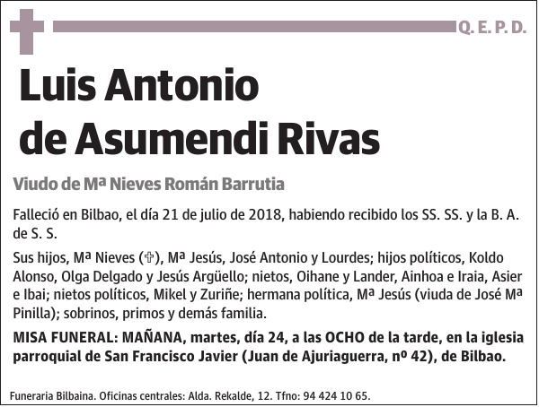 Luis Antonio de Asumendi Rivas