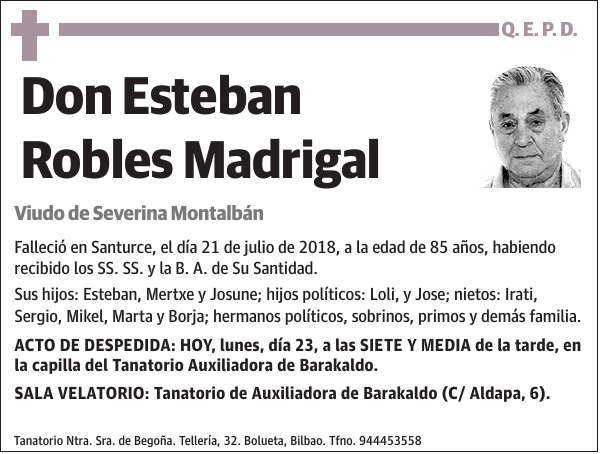 Esteban Robles Madrigal