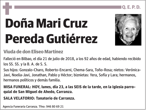 Mari Cruz Pereda Gutiérrez