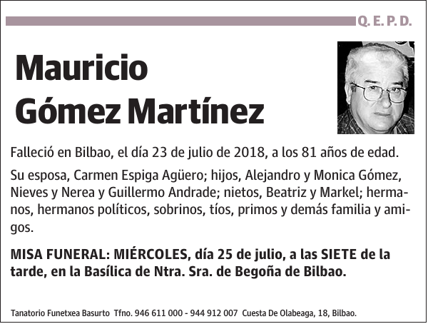 Mauricio Gómez Martínez