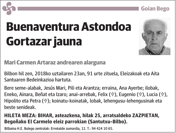 Buenaventura Astondoa Gortazar