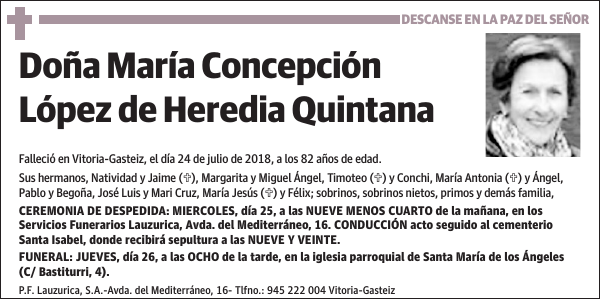 María Concepción López de Heredia Quintana