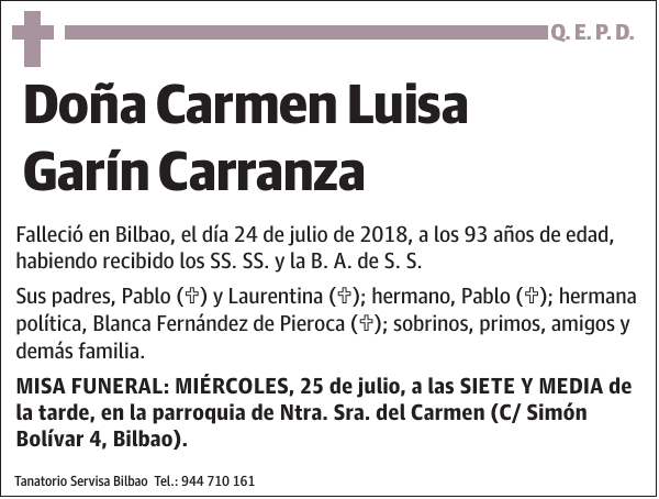 Carmen Luisa Garín Carranza