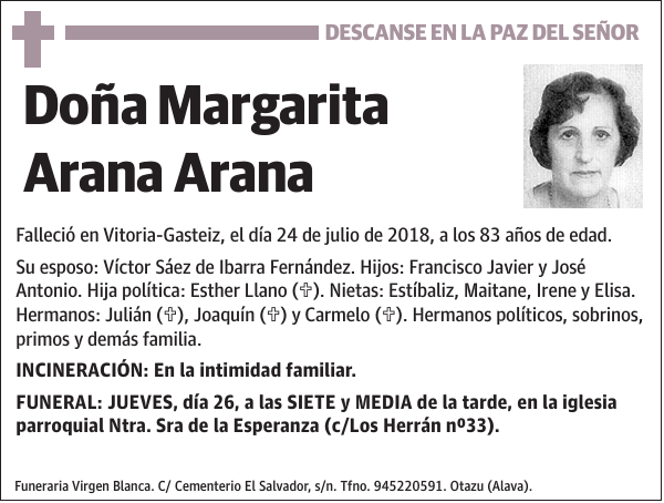 Margarita Arana Arana