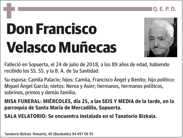 Francisco Velasco Muñecas