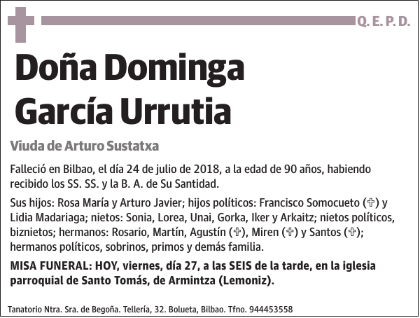 Dominga García Urrutia