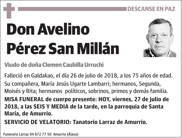 Avelino Pérez San Millán