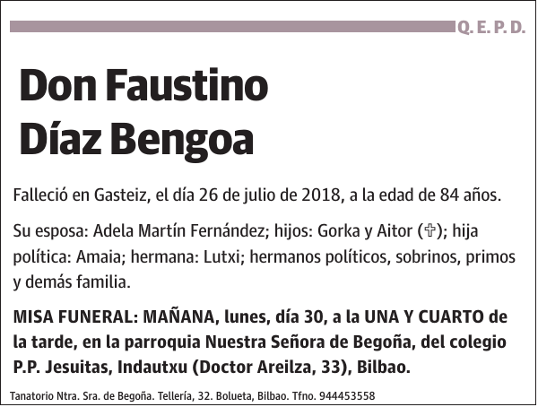 Faustino Díaz Bengoa