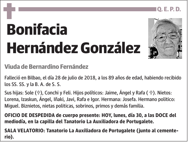 Bonifacia Hernández González