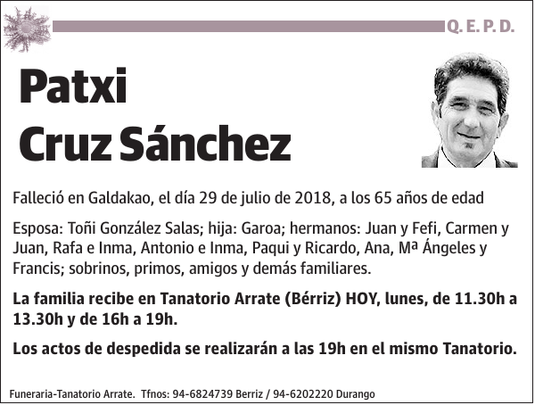 Patxi Cruz Sánchez