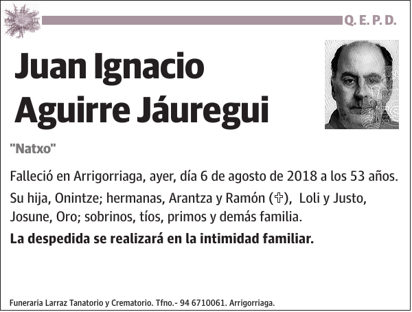 Juan Ignacio Aguirre Jáuregui