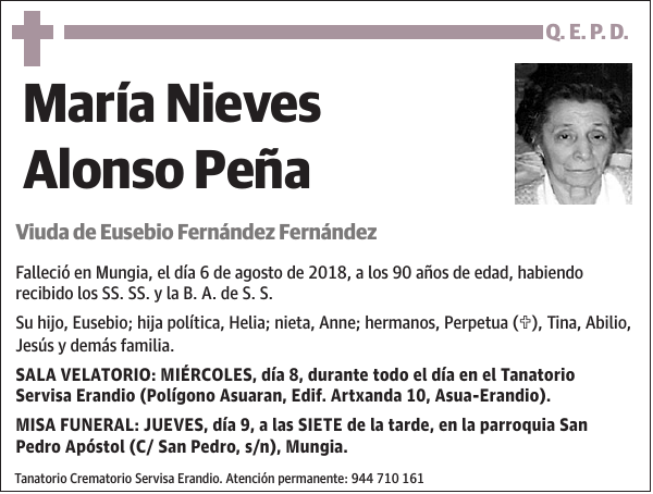 María Nieves Alonso Peña