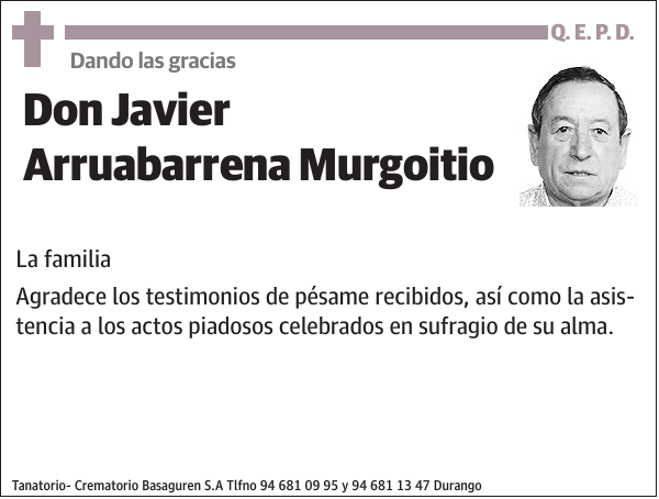 Javier Arruabarrena Murgoitio