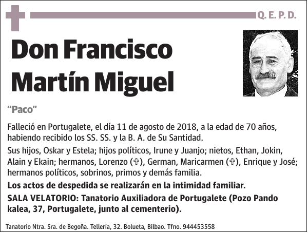 Francisco Martín Miguel