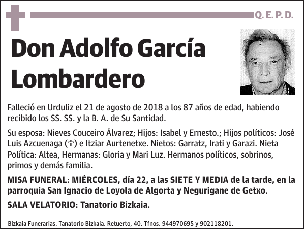 Adolfo García Lombardero