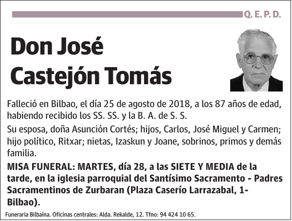 José Castejón Tomás