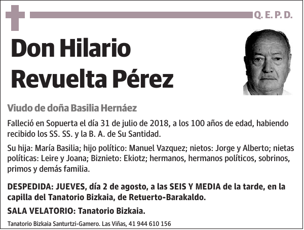 Hilario Revuelta Pérez