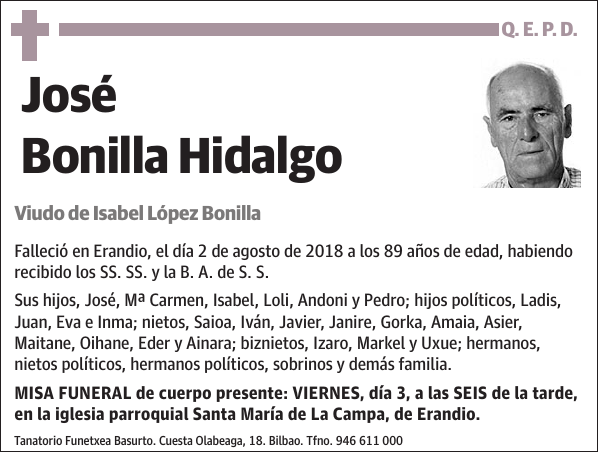 José Bonilla Hidalgo