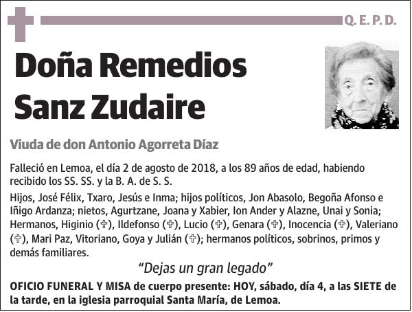 Remedios Sanz Zudaire