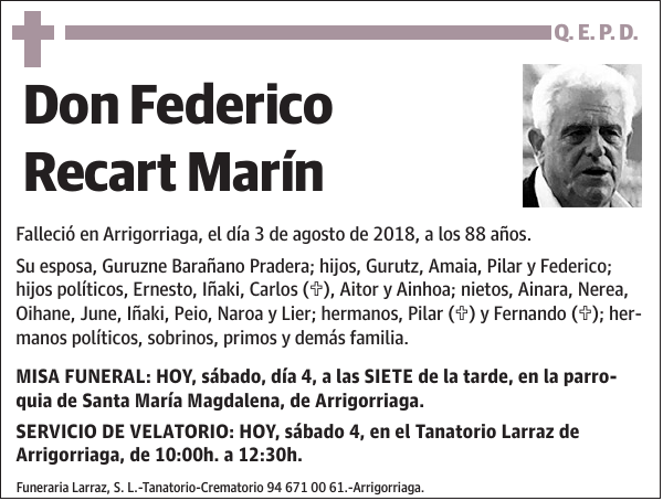 Federico Recart Marín