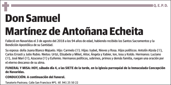 Samuel Martínez de Antoñana Echeita