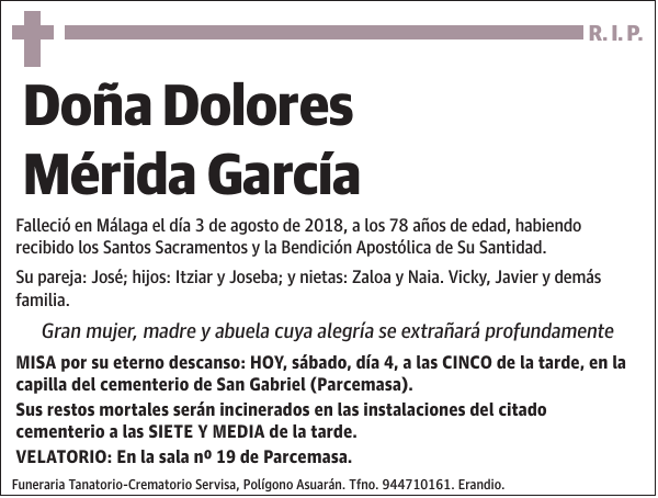 Dolores Mérida García