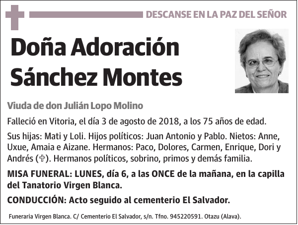 Adoración Sánchez Montes