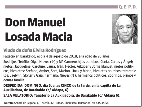 Manuel Losada Macia