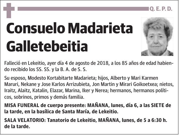 Consuelo Madarieta Galletebeitia