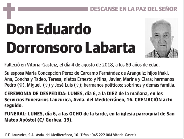 Eduardo Dorronsoro Labarta